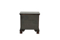 Nightstand In Antique Cherry Dark Brown Wood