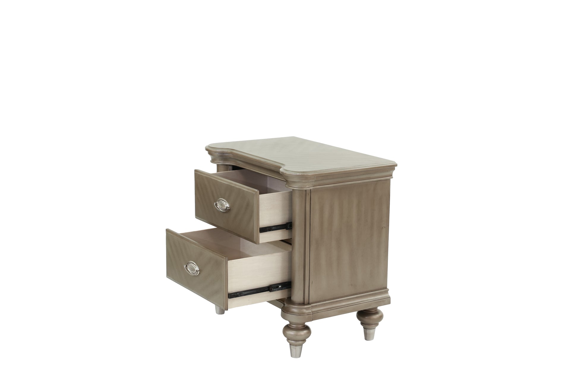 Nightstand In Champagne Champagne Wood