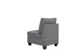 Modula Set 5Pc In Gray Gray Fabric