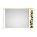 72x 48Inch LED Mirror Bathroom Vanity Mirror with Back gold-aluminium