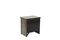 Nightstand In Gray Oak Brown Gray Wood