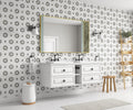 60 x 36Inch LED Mirror Bathroom Vanity Mirror with gold-aluminium