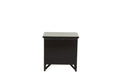 Nightstand In Gray Oak Brown Gray Wood