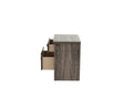 Nightstand In Gray Oak Brown Gray Wood