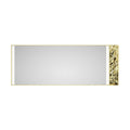 96X 36Inch Led Mirror Bathroom Vanity Mirror With Back Light, Wall Mount Anti Fog Memory Large Adjustable Vanity Mirrornatural Stone Decoration Decoration Follows Led Changes Gold Aluminium