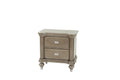 Nightstand In Champagne Champagne Wood