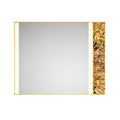 60in. W x 48 in. H LED Lighted Bathroom Wall Mounted gold-aluminium