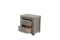 Nightstand In Light Gray Oak Light Gray Wood