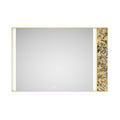 72x 48Inch LED Mirror Bathroom Vanity Mirror with Back gold-aluminium