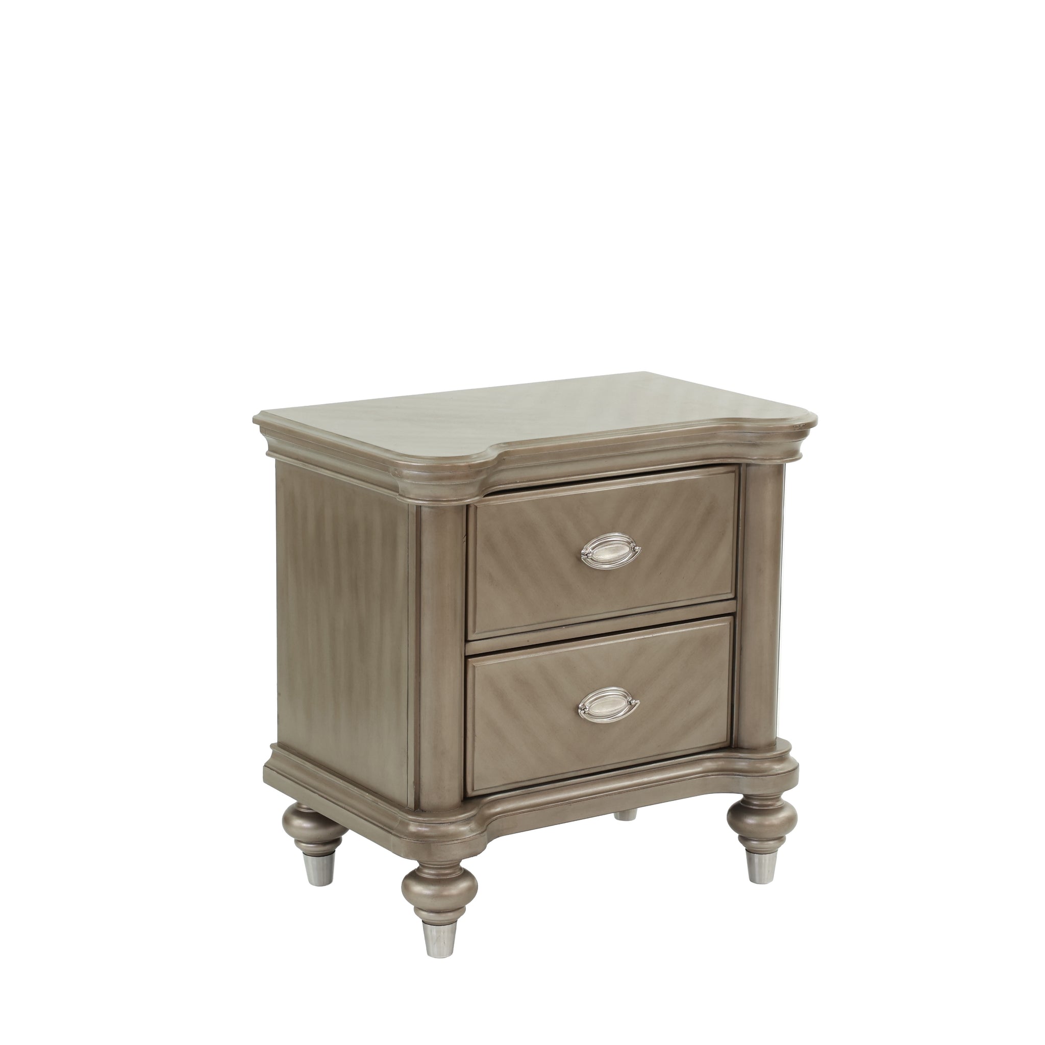 Nightstand In Champagne Champagne Wood