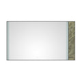 84x 48Inch LED Mirror Bathroom Vanity Mirror with Back matt black-aluminium