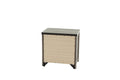 Nightstand In Light Gray Oak Light Gray Wood