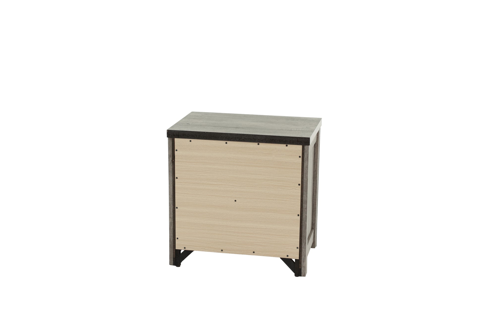 Nightstand In Light Gray Oak Light Gray Wood