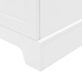 Storage Cabinet With Two Doors For Bathroom, Office, Adjustable Shelf, Mdf Board, White Old Sku:Wf302824Aak White Mdf