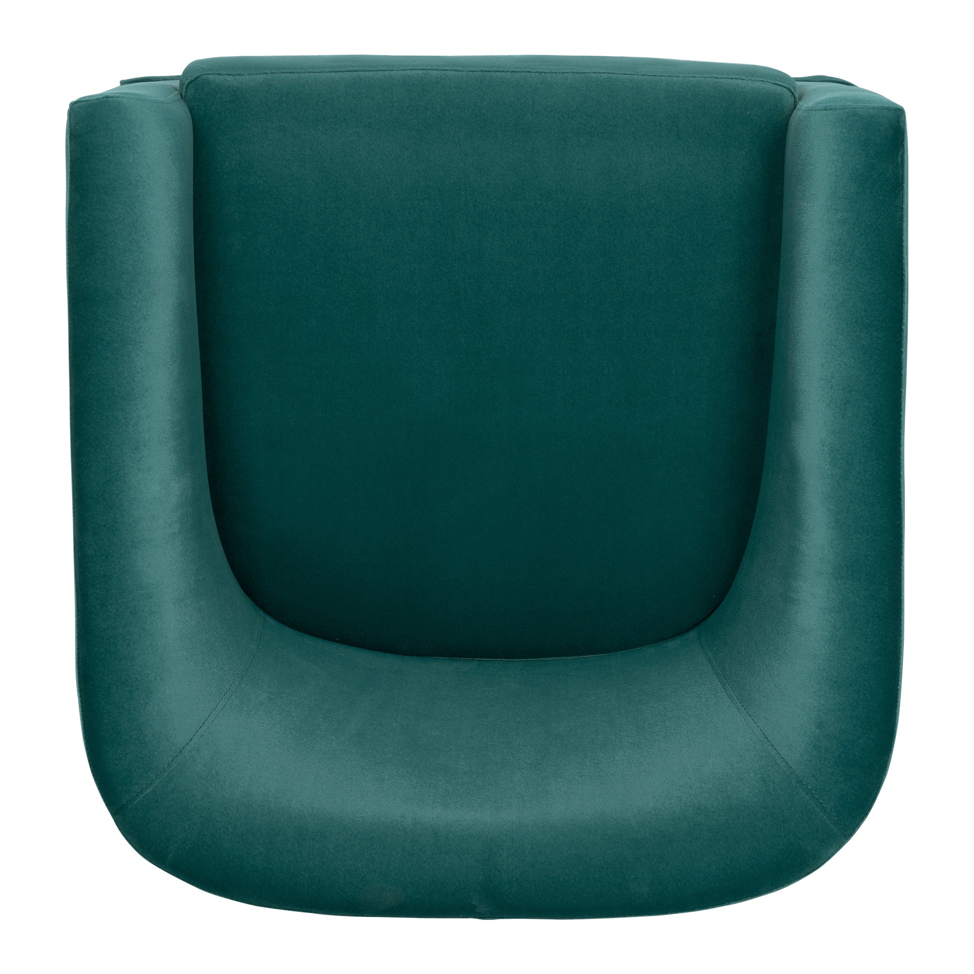 27.36" Wide Swivel Chair Green Polyester