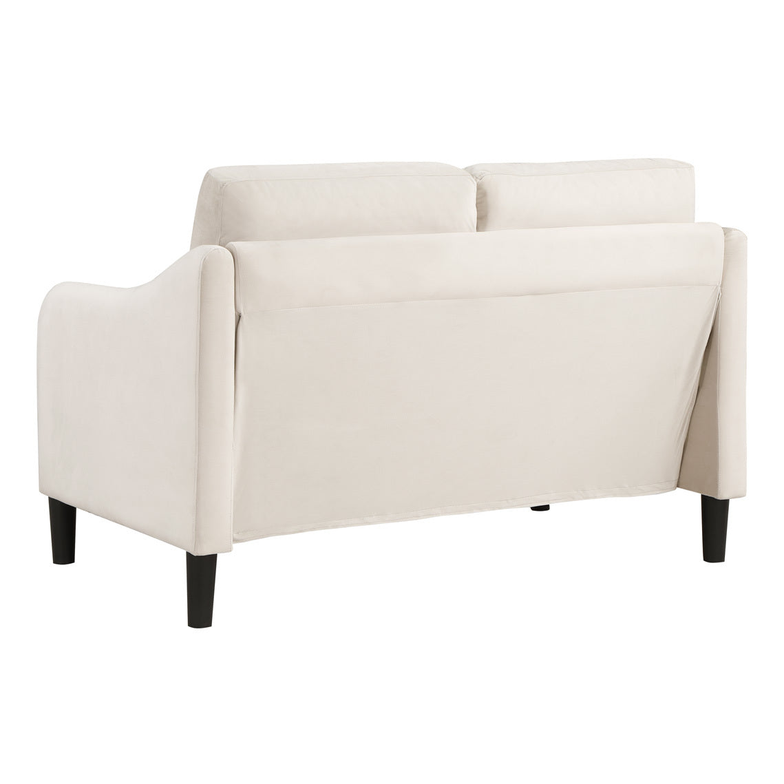 51.5" Loveseat Sofa Small Couch For Small Space For Living Room,Bedroom, Beige Beige Velvet