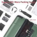 Luggage Sets 2 Piece, Hardshell Abs Lightweight And Expandable Only 28