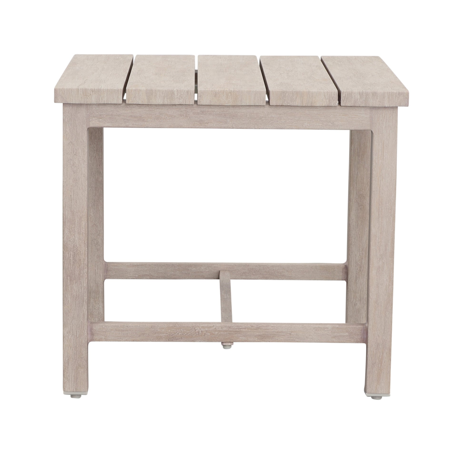 Durable Outdoor End Table Solid Aluminum