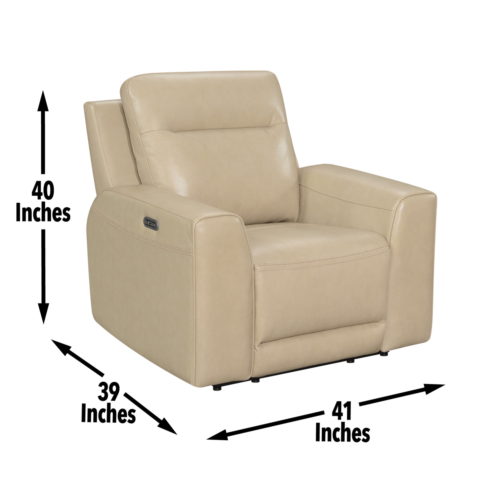 Updated Leather Power Reclining Group Top Grain Leather, Dual Power Footrest And Articulating Headrest Stylish And Comfortable Tan Foam Leather