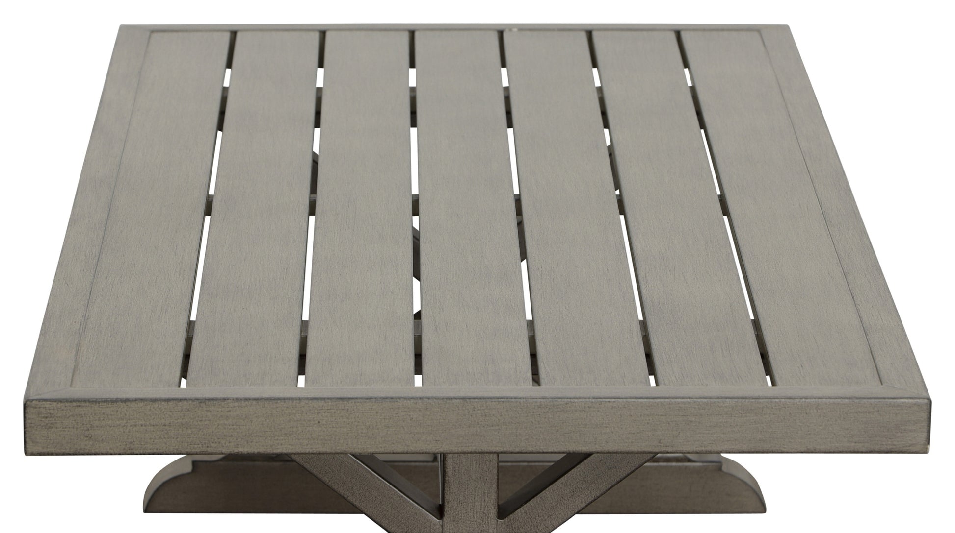 Brown Aluminum Coffee Table Mission Influences,