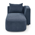 Left Chaise For Modular Sofa Navy Foam