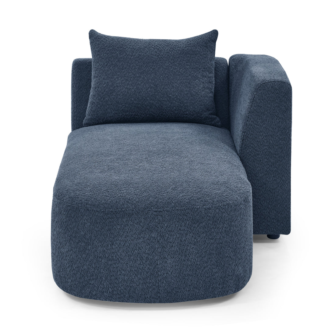 Right Chaise For Modluar Sofa Navy Foam