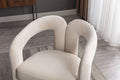 Coolmore Contemporary Designed Velvet Fabric Upholstered Accent Dining Chair Barrel Side Chairs Kitchen Armchair For Living Room Set Of 2 Beige Velvet Beige Foam Velvet
