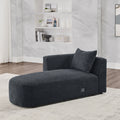 Right Chaise For Modluar Sofa Black Foam