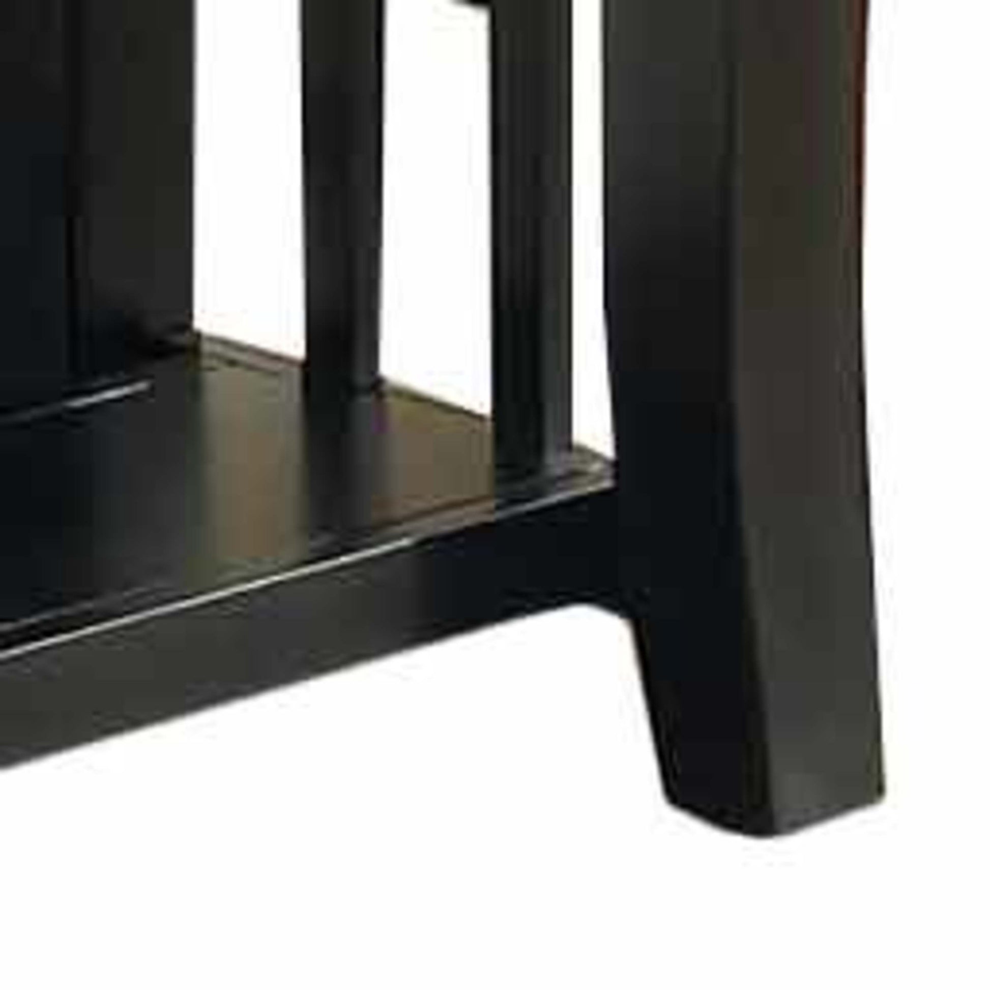 Cassidy Sofa Table Ebony Solid Wood Mdf