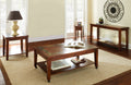 Davenport Slate Sofa Table Brown Solid Wood Mdf