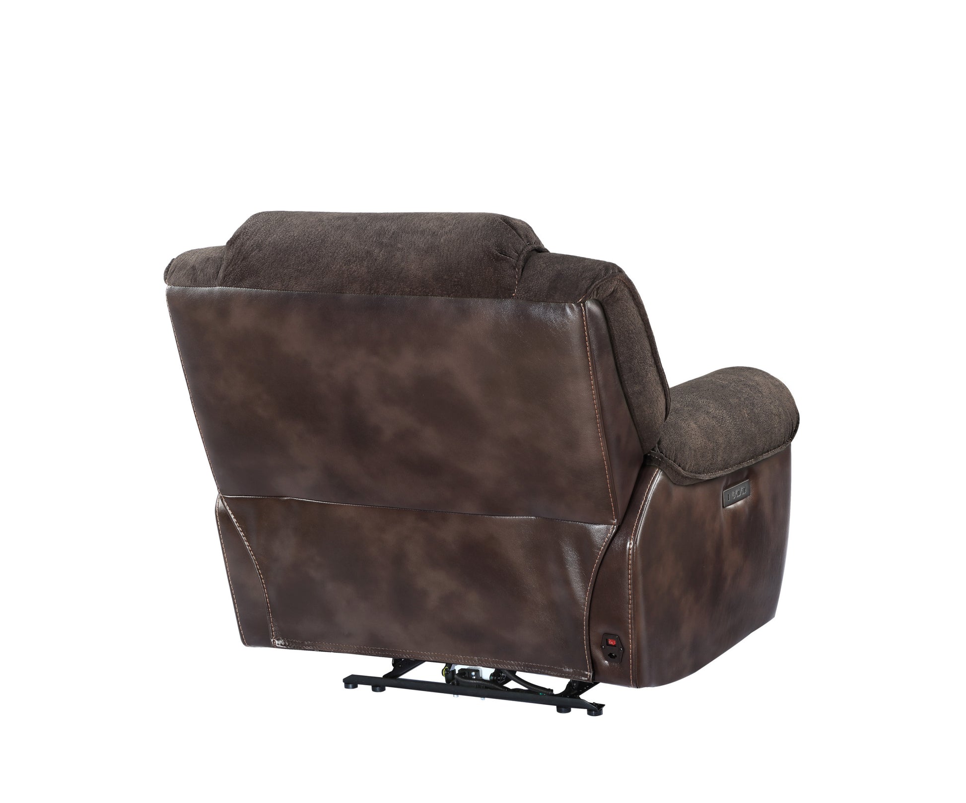 Apollo Pwr Pwr Recliner Espresso Espresso Foam Leather