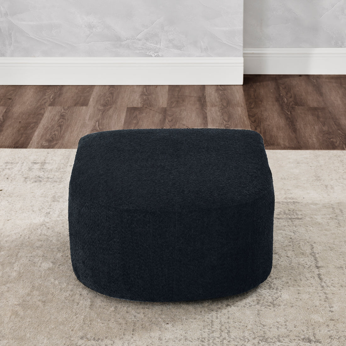 Ottoman For Modular Sofa Black Foam