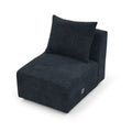 Single Chair For Modular Sofa Black Foam