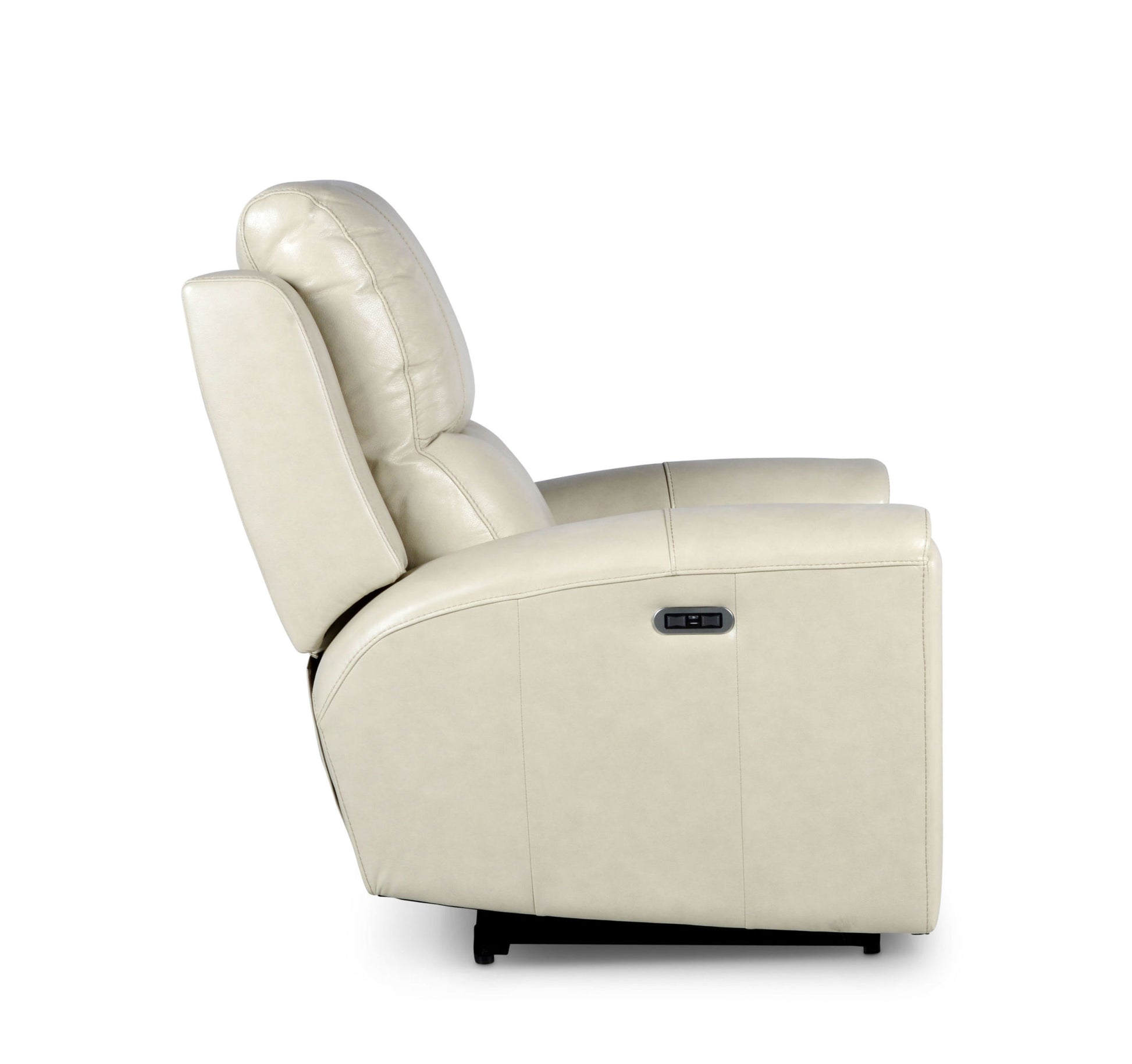 Laurel Pwr Pwr Chair Ivory Ivory Foam Leather