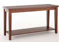 Davenport Slate Sofa Table Brown Solid Wood Mdf