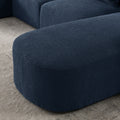 Right Chaise For Modluar Sofa Navy Foam
