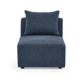 Single Chair For Modular Sofa Navy Foam