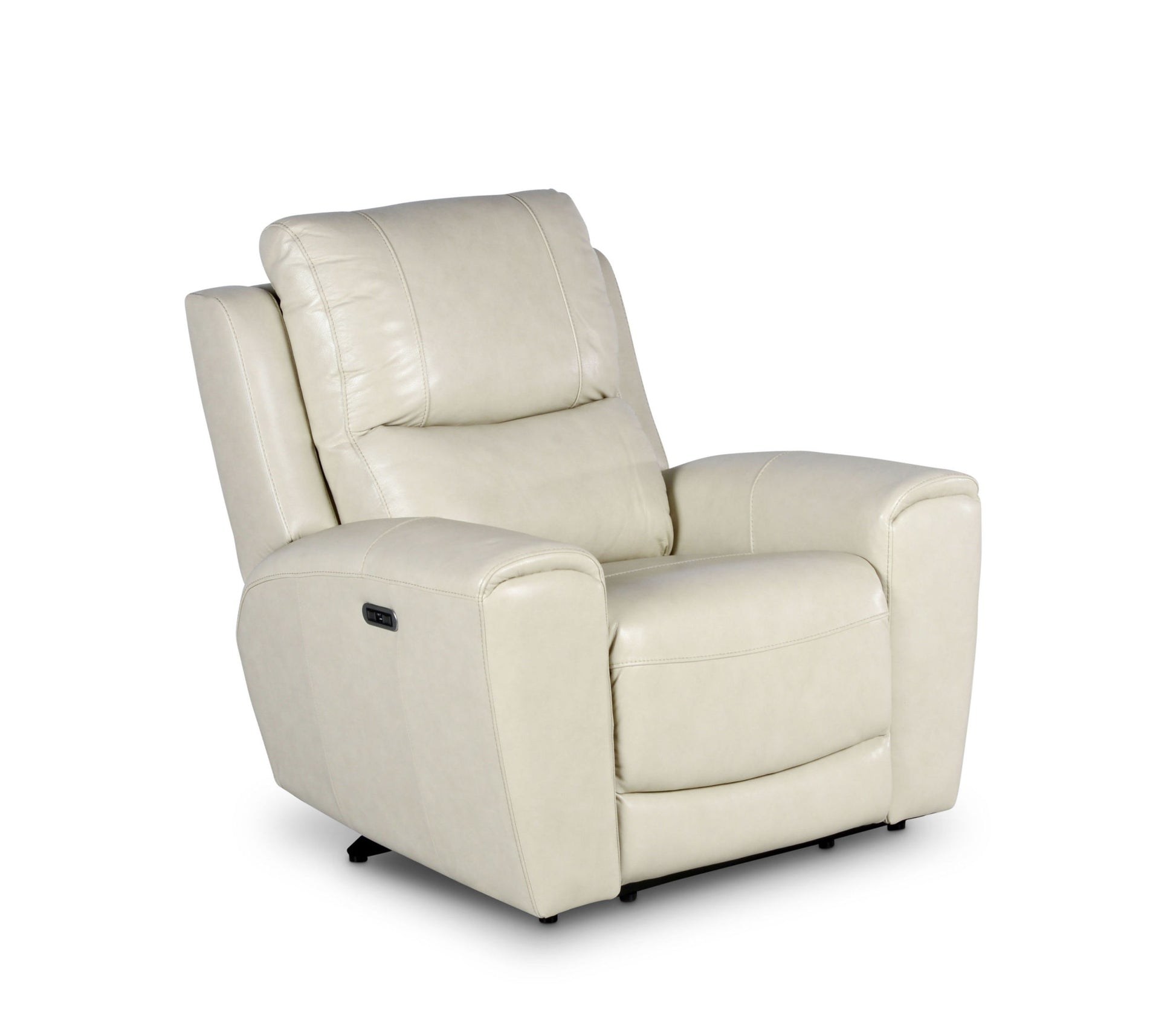 Laurel Pwr Pwr Chair Ivory Ivory Foam Leather