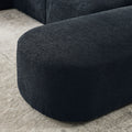 Left Chaise For Modluar Sofa Black Foam