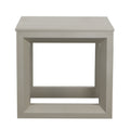 Versatile Patio End Table Neutral Tones, Modern