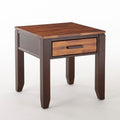 Abaco End Table Cherry Solid Wood Mdf