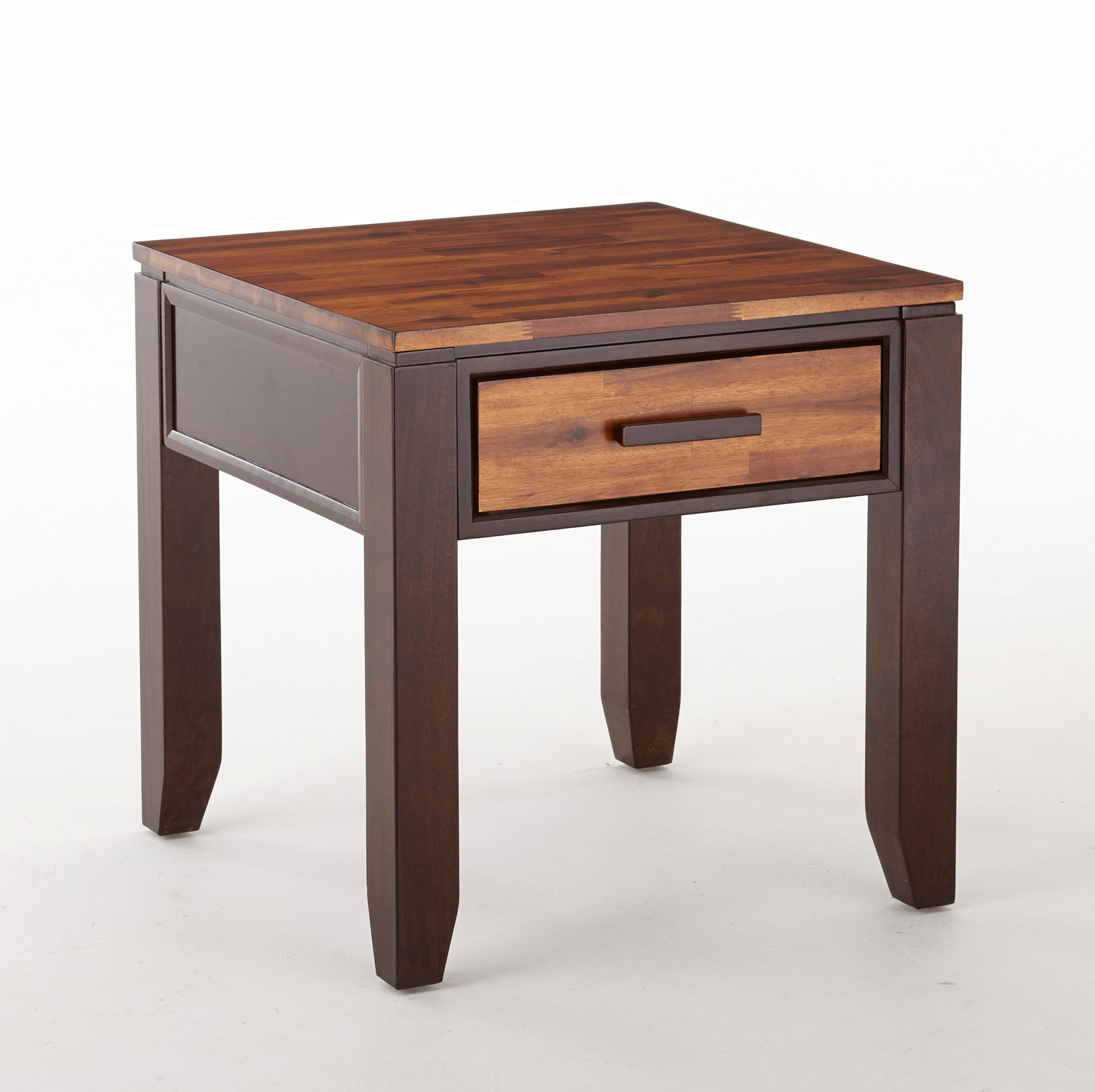 Abaco End Table Cherry Solid Wood Mdf