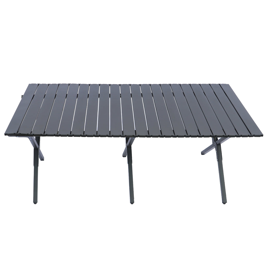 Camping Table Portable Table Folding Table with Carry black-steel