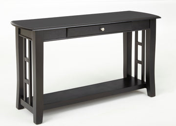 Cassidy Sofa Table Ebony Solid Wood Mdf