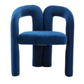 Coolmore Contemporary Designed Velvet Fabric Upholstered Accent Dining Chair Barrel Side Chairs Kitchen Armchair For Living Room Set Of 2 Navy Velvet Navy Foam Velvet