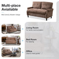 Modern Double Sofa Wooden Bedroom, Living Room, Brown Brown Primary Living Space Soft Heavy Duty Pine 2 Seat