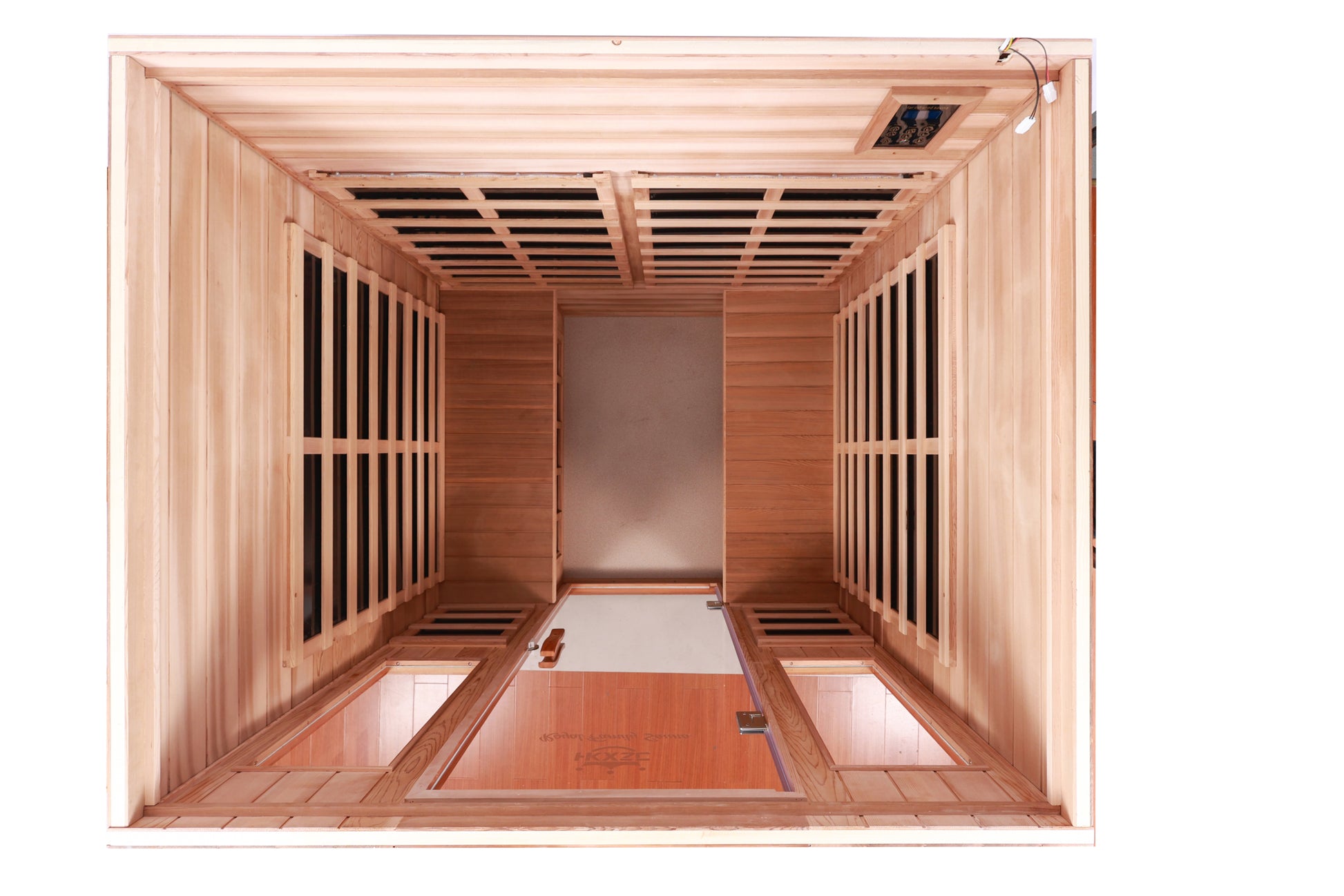 Four person Khaya Far infrared outdoor sauna room