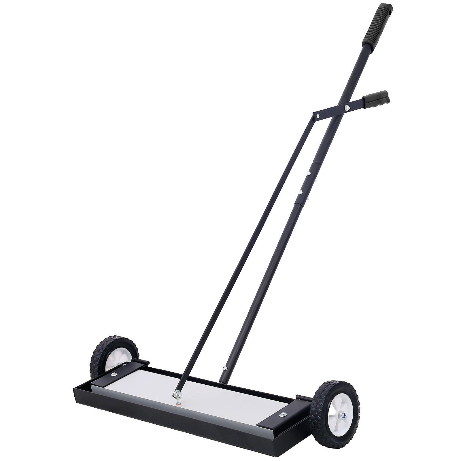 24'' Rolling Magnetic Pick Up Sweeper, Heavy Duty Push Type With Relea