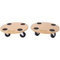 Furniture Moving Dolly, Heavy Duty Wood Rolling Mover With Wheels For Piano Couch Fridge Heavy Items, Securely Holds 500 Lbs 2Pcs 15