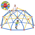 Kids Climbing Dome Jungle Gym 10 Ft Geometric Playground Dome Climber Play Center With Rust & Uv Resistant Steel, Supporting 1000 Lbs Blue Metal